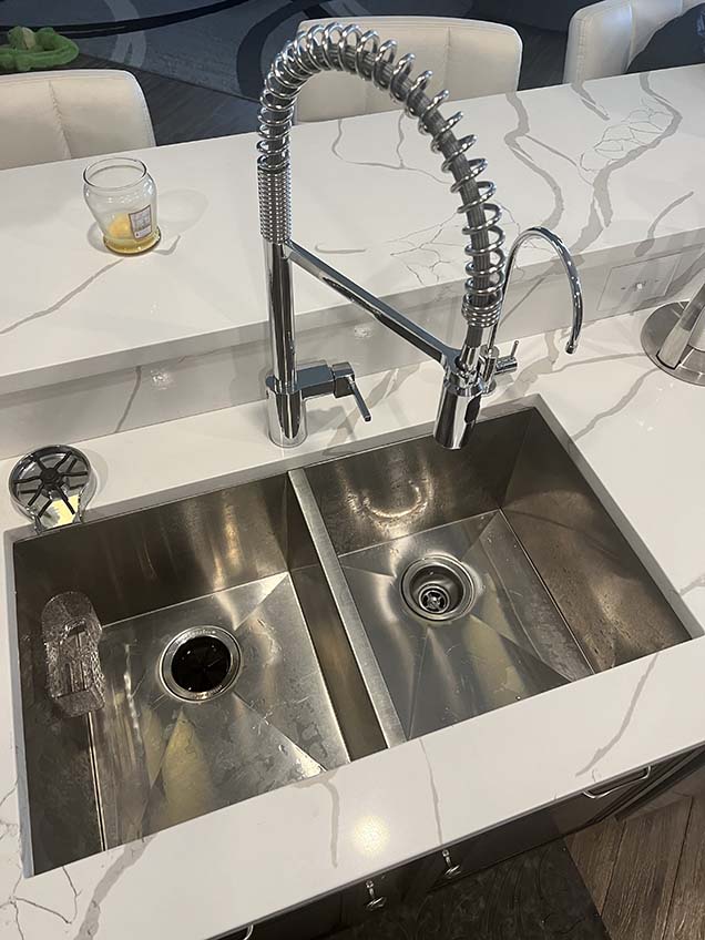 Kitchen Sink Drain Cleaning